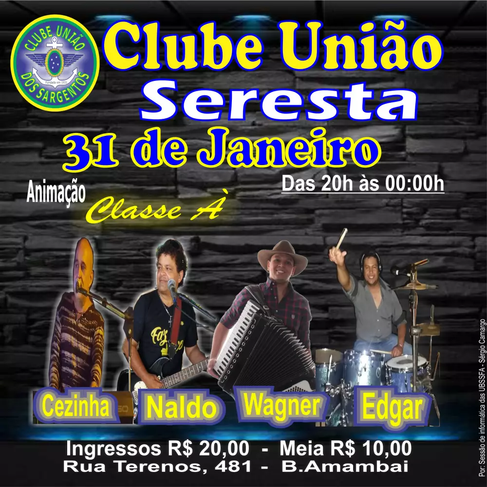 Seresta do Clube União 31/01/2024